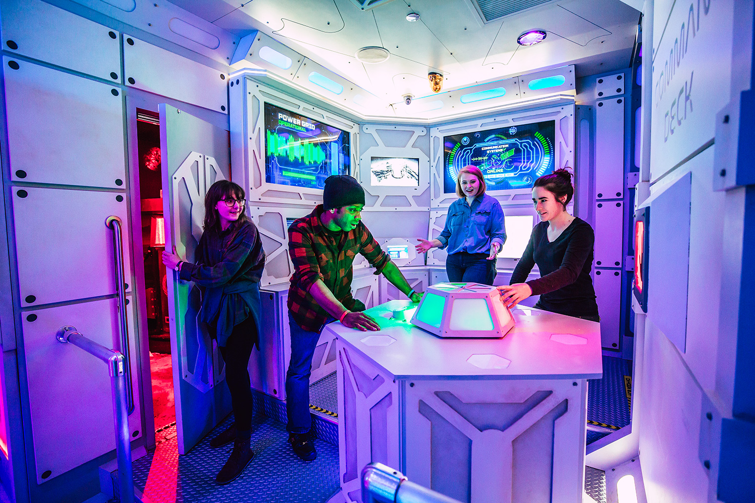 4 players in the Mission: Mars Command Deck