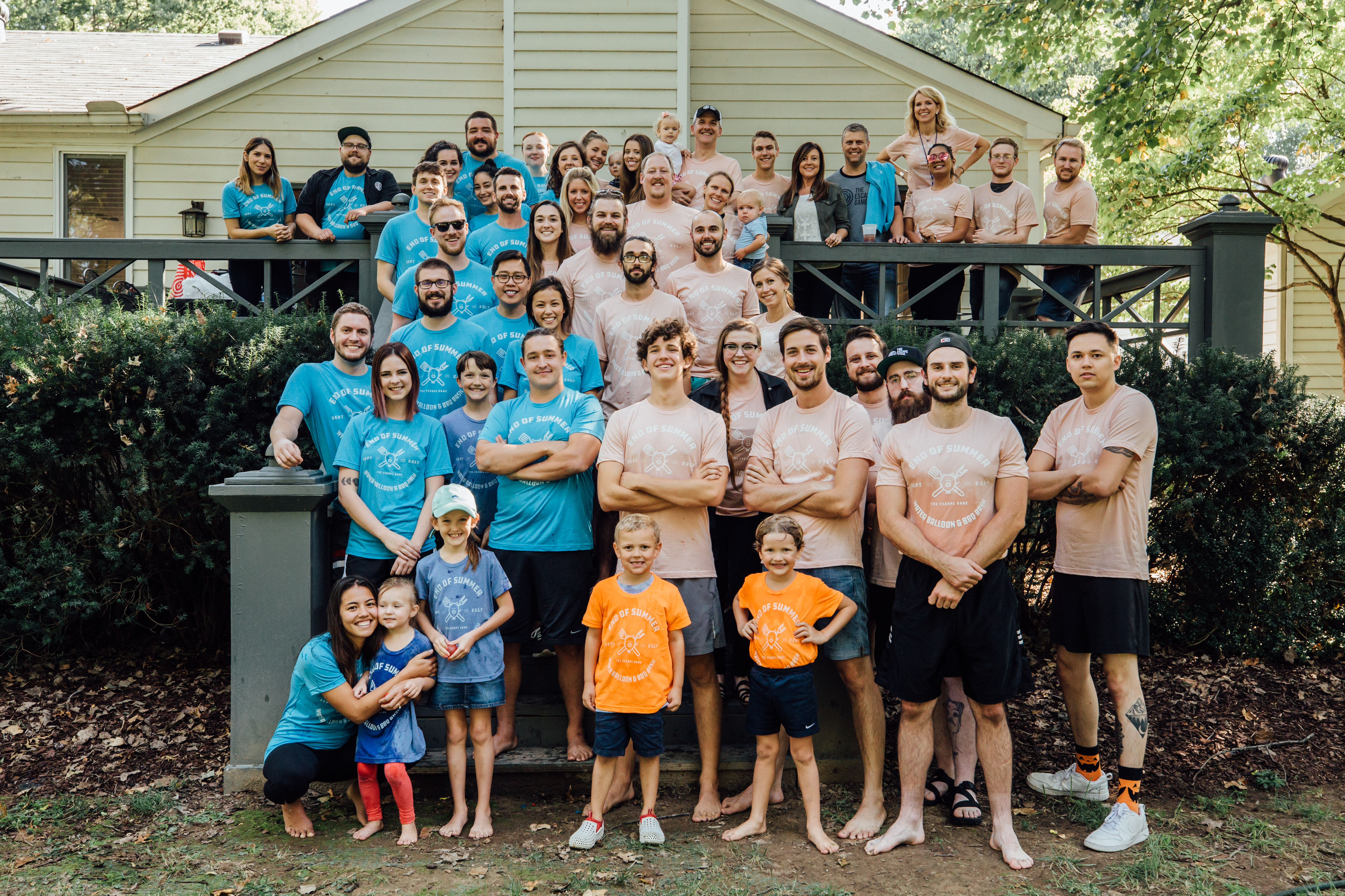 A picture of our HQ staff during our 2017 summer BBQ