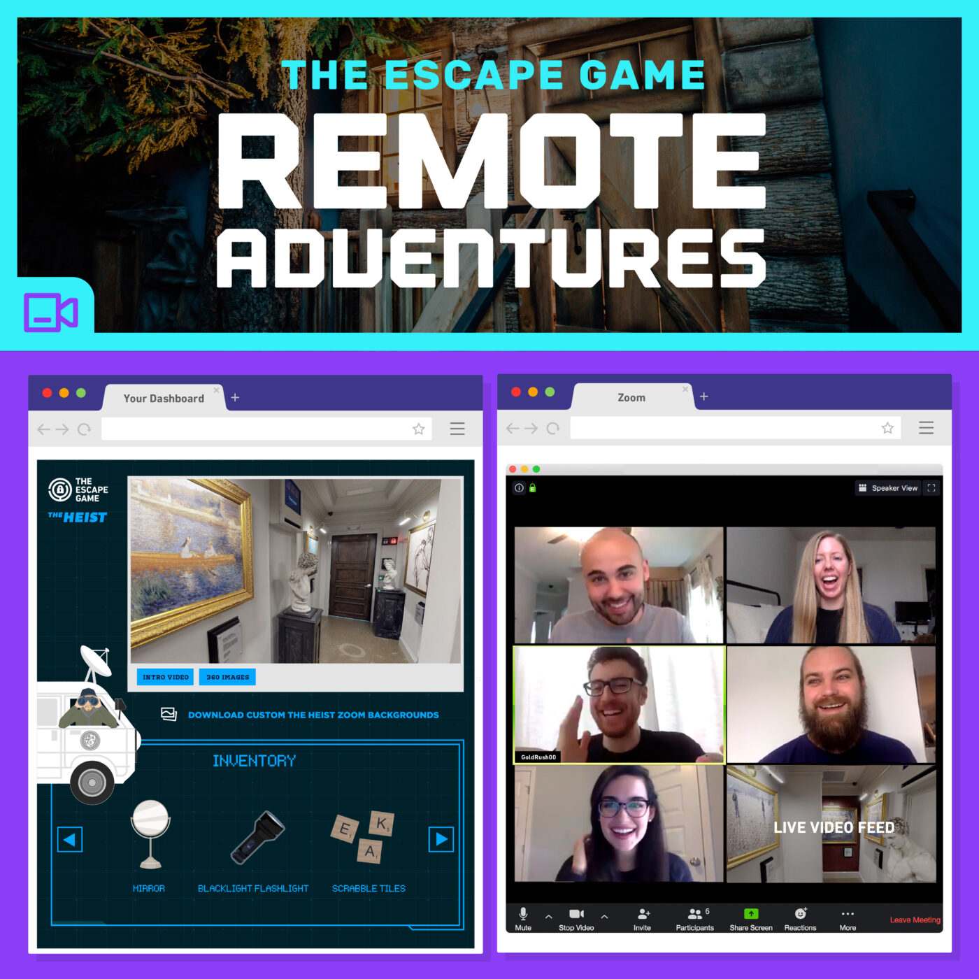 How to Play a Virtual Escape Room over Zoom The Escape Game