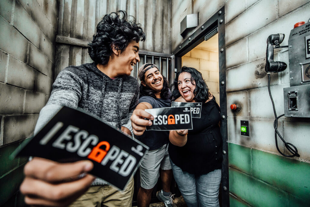 Escape room winners