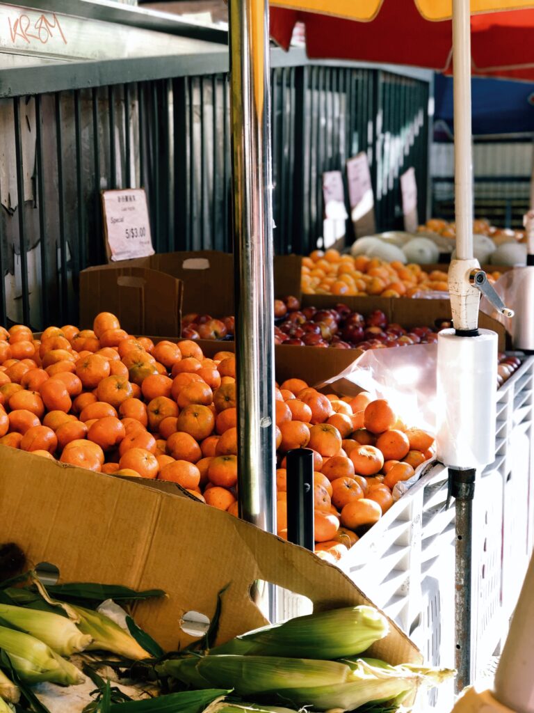 Going to the farmer's market is a thing to do in Jacksonville